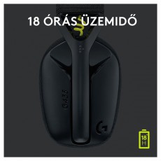 Logitech G435 Lightspeed Wireless fekete gamer headset Audio-Video / Hifi / Multimédia - Fül és Fejhallgatók - Fejhallgató mikrofonnal / headset - 437312
