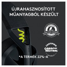 Logitech G435 Lightspeed Wireless fekete gamer headset Audio-Video / Hifi / Multimédia - Fül és Fejhallgatók - Fejhallgató mikrofonnal / headset - 437312