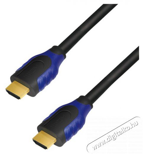 LogiLink CH0064 5m HDMI apa-apa 4K 60Hz fekete kábel Tv kiegészítők - Kábel / csatlakozó - Hdmi kábel - 462189
