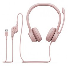 Logitech 981-001281 H390 USB-s rózsaszín mikrofonos fejhallgató Audio-Video / Hifi / Multimédia - Fül és Fejhallgatók - Fejhallgató mikrofonnal / headset - 465043