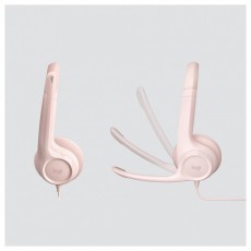 Logitech 981-001281 H390 USB-s rózsaszín mikrofonos fejhallgató Audio-Video / Hifi / Multimédia - Fül és Fejhallgatók - Fejhallgató mikrofonnal / headset - 465043