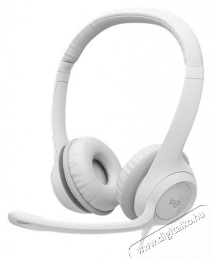 Logitech 981-001286 H390 USB-s fehér mikrofonos fejhallgató Audio-Video / Hifi / Multimédia - Fül és Fejhallgatók - Fejhallgató mikrofonnal / headset - 465042