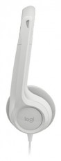 Logitech 981-001286 H390 USB-s fehér mikrofonos fejhallgató Audio-Video / Hifi / Multimédia - Fül és Fejhallgatók - Fejhallgató mikrofonnal / headset - 465042