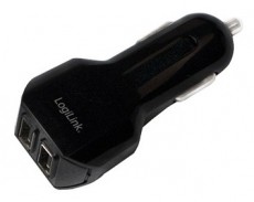 LogiLink PA0102 2 portos 21W 4,2Ah autós töltő Mobil / Kommunikáció / Smart - Tablet / E-book kiegészítő, tok - Hálózati-, autós töltő - 466616