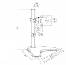LogiLink BP0044 13–32" asztali monitor tartó konzol Iroda és számítástechnika - Egyéb számítástechnikai termék - 427508