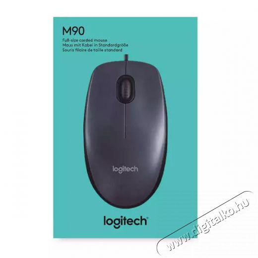 Logitech M90 FEKETE (910-001793) EGÉR Iroda és számítástechnika - Egér - Vezetékes egér - 475946