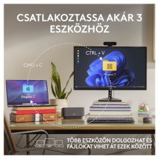 Logitech MX Anywhere 3S vezeték nélküli rózsaszín egér Iroda és számítástechnika - Egér - Vezeték nélküli egér - 476860