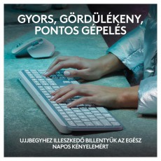 Logitech MX Keys S US szürke billentyűzet Iroda és számítástechnika - Billentyűzet / billentyűzet szett - Vezeték nélküli - 476861