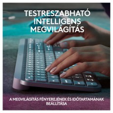 Logitech MX Keys S US szürke billentyűzet Iroda és számítástechnika - Billentyűzet / billentyűzet szett - Vezeték nélküli - 476861