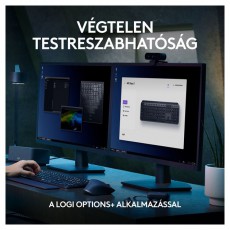 Logitech MX Keys S US szürke billentyűzet Iroda és számítástechnika - Billentyűzet / billentyűzet szett - Vezeték nélküli - 476861