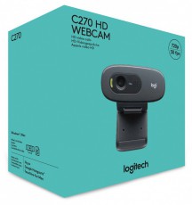 Logitech C270 720p fekete mikrofonos webkamera Iroda és számítástechnika - Webkamera - 339603