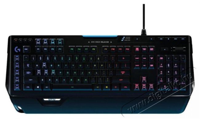 Logitech Billentyűzet - G910 Orion Spectrum RGB Mechanikus Gaming Vezet&eacute;k N&eacute;lk&uuml;li Fekete, DE Mobil / Kommunik&aacute;ci&oacute; / Smart - Tablet / E-book kieg&eacute;sz&iacute;tő, tok - Billentyűzet - 490203