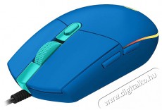 Logitech G102 Lightsync kék gamer egér Iroda és számítástechnika - Egér - Vezetékes egér - 463101
