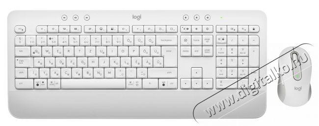 Logitech MK650 HUN fehér vezeték nélküli billentyűzet + egér Iroda és számítástechnika - Billentyűzet / billentyűzet szett - Vezeték nélküli - 500369