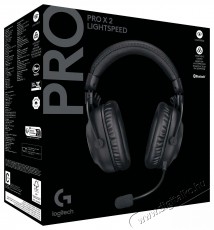 Logitech G PRO X 2 LIGHTSPEED Gaming Headset, fekete Audio-Video / Hifi / Multimédia - Fül és Fejhallgatók - Fülhallgató mikrofonnal / headset - 503376