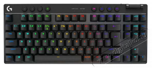 Logitech G PRO X TKL Lightspeed Tactile, fekete Iroda és számítástechnika - Billentyűzet / billentyűzet szett - Vezeték nélküli - 503385