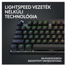 Logitech G PRO X TKL Lightspeed Tactile, fekete Iroda és számítástechnika - Billentyűzet / billentyűzet szett - Vezeték nélküli - 503385