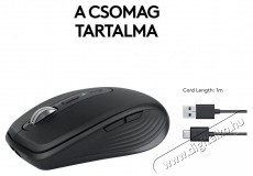 Logitech MX Anywhere 3S Graphite Iroda és számítástechnika - Egér - Vezeték nélküli egér - 503378