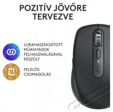 Logitech MX Anywhere 3S Graphite Iroda és számítástechnika - Egér - Vezeték nélküli egér - 503378