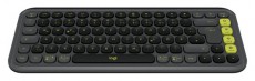 Logitech POP Icon Keys US vezeték nélküli grafitszürke/zöld billentyűzet Iroda és számítástechnika - Billentyűzet / billentyűzet szett - Vezeték nélküli - 507668