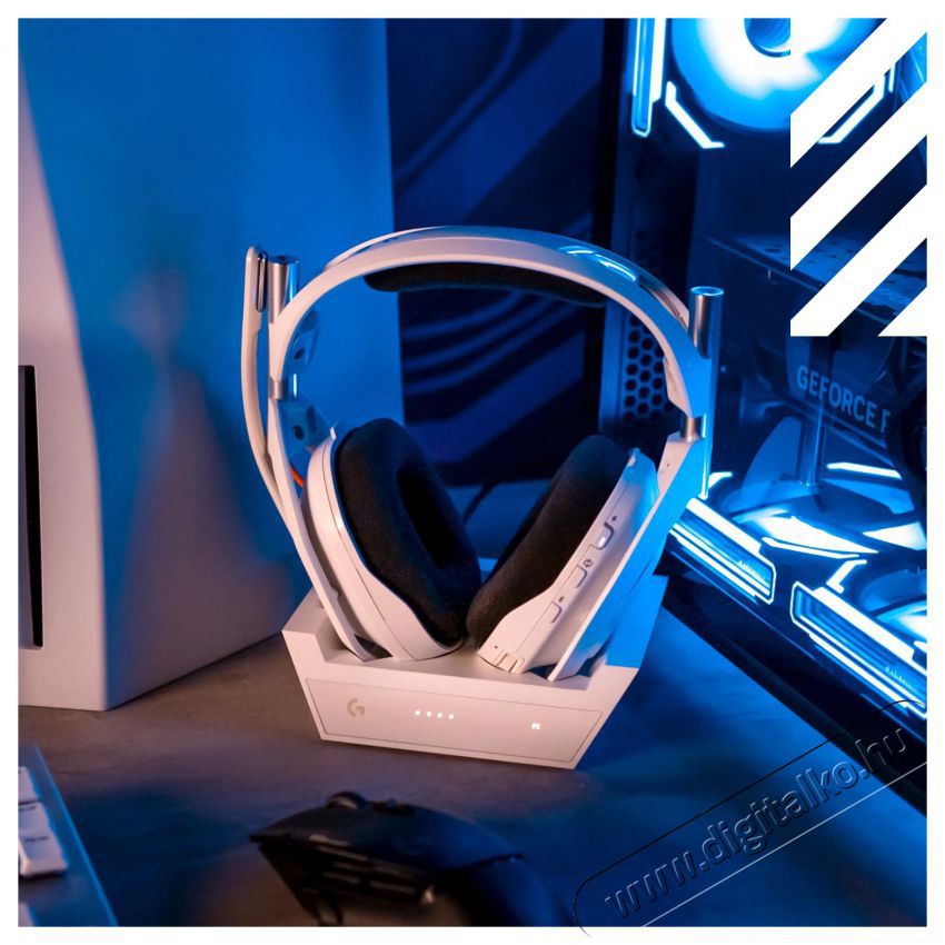 Logitech G A50 LIGHTSPEED, feh&eacute;r Audio-Video / Hifi / Multim&eacute;dia - F&uuml;l &eacute;s Fejhallgat&oacute;k - Fejhallgat&oacute; - 510109
