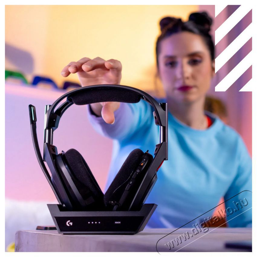 Logitech G A50 LIGHTSPEED, fekete Audio-Video / Hifi / Multim&eacute;dia - F&uuml;l &eacute;s Fejhallgat&oacute;k - Fejhallgat&oacute; - 510101