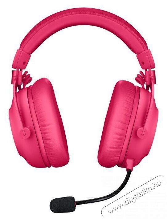Logitech G PRO X 2 LIGHTSPEED Gaming Headset, r&oacute;zsasz&iacute;n Audio-Video / Hifi / Multim&eacute;dia - F&uuml;l &eacute;s Fejhallgat&oacute;k - Fejhallgat&oacute; mikrofonnal / headset - 510112