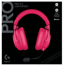 Logitech G PRO X 2 LIGHTSPEED Gaming Headset, r&oacute;zsasz&iacute;n Audio-Video / Hifi / Multim&eacute;dia - F&uuml;l &eacute;s Fejhallgat&oacute;k - Fejhallgat&oacute; mikrofonnal / headset - 510112