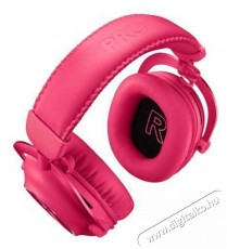 Logitech G PRO X 2 LIGHTSPEED Gaming Headset, r&oacute;zsasz&iacute;n Audio-Video / Hifi / Multim&eacute;dia - F&uuml;l &eacute;s Fejhallgat&oacute;k - Fejhallgat&oacute; mikrofonnal / headset - 510112
