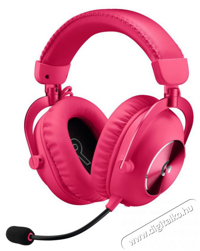 Logitech G PRO X 2 LIGHTSPEED Gaming Headset, r&oacute;zsasz&iacute;n Audio-Video / Hifi / Multim&eacute;dia - F&uuml;l &eacute;s Fejhallgat&oacute;k - Fejhallgat&oacute; mikrofonnal / headset - 510112