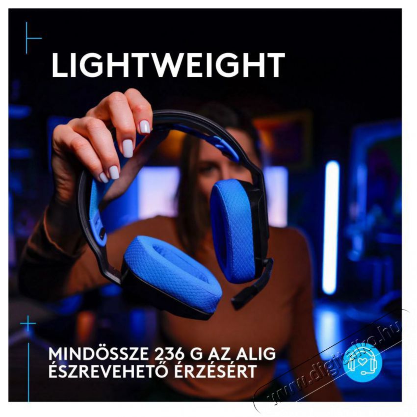 Logitech G535 - PS5, fekete Audio-Video / Hifi / Multim&eacute;dia - F&uuml;l &eacute;s Fejhallgat&oacute;k - Fejhallgat&oacute; - 510108