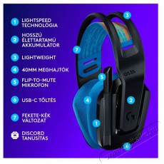 Logitech G535 - PS5, fekete Audio-Video / Hifi / Multim&eacute;dia - F&uuml;l &eacute;s Fejhallgat&oacute;k - Fejhallgat&oacute; - 510108