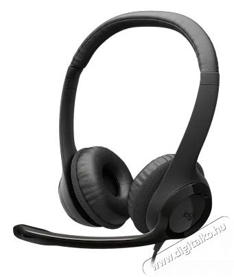 Logitech H390 USB Headset, fekete Audio-Video / Hifi / Multimédia - Fül és Fejhallgatók - Fejhallgató - 510106