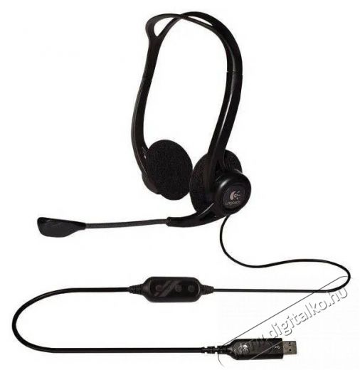Logitech PC Headset 960 USB Audio-Video / Hifi / Multimédia - Fül és Fejhallgatók - Fejhallgató - 510110