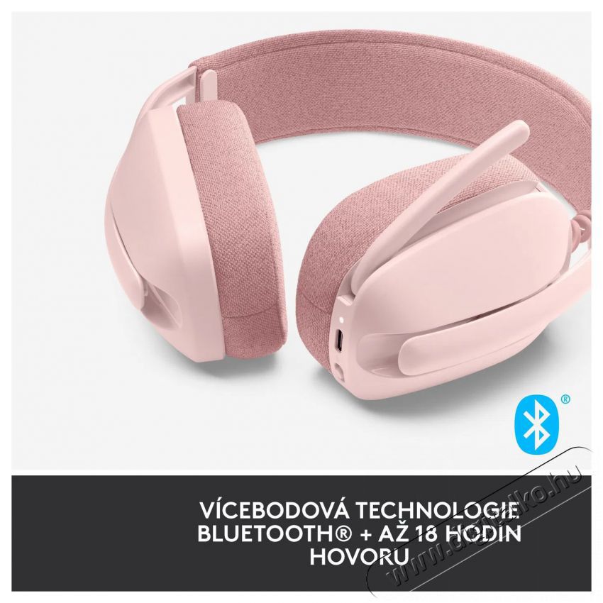 Logitech Zone Vibe 100 Rose Audio-Video / Hifi / Multim&eacute;dia - F&uuml;l &eacute;s Fejhallgat&oacute;k - Fejhallgat&oacute; mikrofonnal / headset - 518900