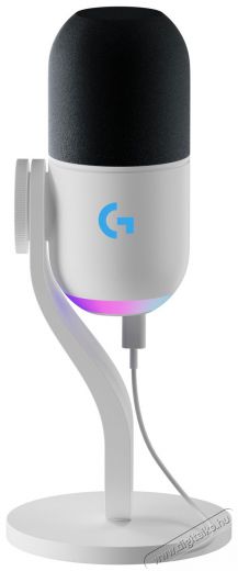 Logitech G Blue Yeti GX dinamikus RGB, off-white Fotó-Videó kiegészítők - Mikrofon - Fotó-videó mikrofon - 525243
