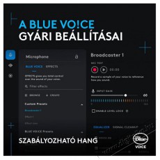 Logitech G Blue Yeti Orb RGB, fekete Fotó-Videó kiegészítők - Mikrofon - Fotó-videó mikrofon - 525244