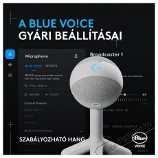 Logitech G Blue Yeti Orb RGB, off-white Fotó-Videó kiegészítők - Mikrofon - Fotó-videó mikrofon - 525240