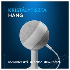 Logitech G Blue Yeti Orb RGB, off-white Fotó-Videó kiegészítők - Mikrofon - Fotó-videó mikrofon - 525240