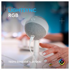 Logitech G Blue Yeti Orb RGB, off-white Fotó-Videó kiegészítők - Mikrofon - Fotó-videó mikrofon - 525240