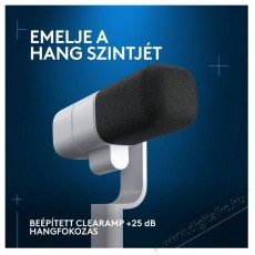 Logitech G Blue Yeti Studio, fehér Fotó-Videó kiegészítők - Mikrofon - Fotó-videó mikrofon - 525242