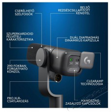 Logitech G Blue Yeti Studio, fekete Fotó-Videó kiegészítők - Mikrofon - Fotó-videó mikrofon - 525241