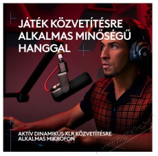 Logitech G Blue Yeti Studio, fekete Fotó-Videó kiegészítők - Mikrofon - Fotó-videó mikrofon - 525241