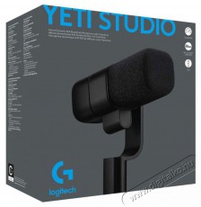 Logitech G Blue Yeti Studio, fekete Fotó-Videó kiegészítők - Mikrofon - Fotó-videó mikrofon - 525241