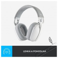Logitech Zone Vibe 100 White fejhallgató Audio-Video / Hifi / Multimédia - Fül és Fejhallgatók - Fejhallgató - 525236