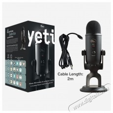 Logitech Blue Yeti USB, Blackout (988-000229) Fot&oacute;-Vide&oacute; kieg&eacute;sz&iacute;tők - Mikrofon - Fot&oacute;-vide&oacute; mikrofon - 531405