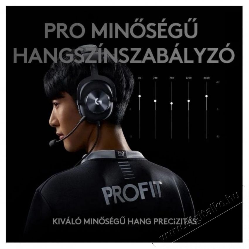 Logitech G PRO X Wireless Gaming Headset Audio-Video / Hifi / Multim&eacute;dia - F&uuml;l &eacute;s Fejhallgat&oacute;k - Fejhallgat&oacute; - 510102