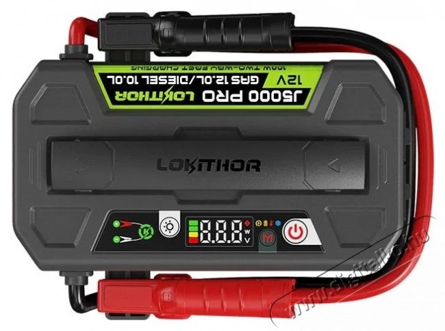 LOKITHOR J5000 PRO Ind&iacute;t&aacute;sr&aacute;seg&iacute;tő, 12 V, 5000 A, 100 Wh Aut&oacute;hifi / Aut&oacute; felszerel&eacute;s - Aut&oacute;s / aut&oacute;hifi kieg&eacute;sz&iacute;tő - Aut&oacute; akkumul&aacute;tor t&ouml;ltő - 531916
