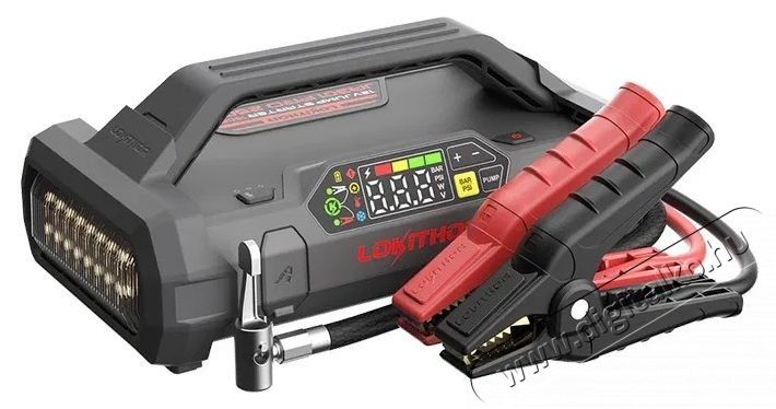 LOKITHOR JA301 PRO Ind&iacute;t&aacute;sr&aacute;seg&iacute;tő, be&eacute;p&iacute;tett kompresszor, 12 V, 2500 A, 74 Wh Aut&oacute;hifi / Aut&oacute; felszerel&eacute;s - Aut&oacute;s / aut&oacute;hifi kieg&eacute;sz&iacute;tő - Aut&oacute; akkumul&aacute;tor t&ouml;ltő - 531920