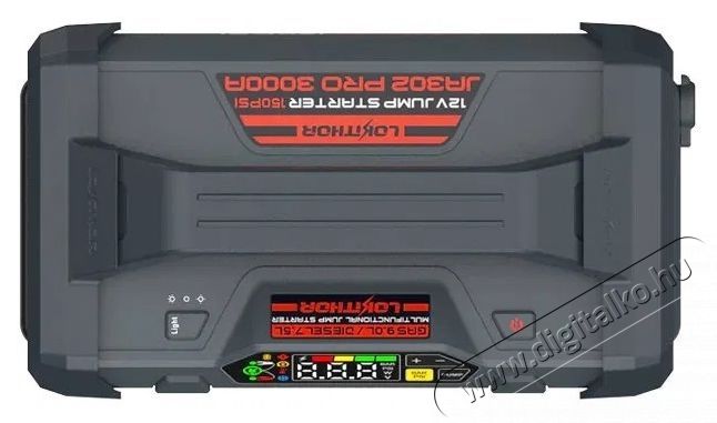 LOKITHOR Starter t&aacute;pegys&eacute;g kompresszorral JA302 PRO, 12V, 3000A, 77Wh Aut&oacute;hifi / Aut&oacute; felszerel&eacute;s - Aut&oacute;s / aut&oacute;hifi kieg&eacute;sz&iacute;tő - Aut&oacute; akkumul&aacute;tor t&ouml;ltő - 531918